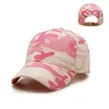 Fashion- Casual Luxury Design Baseball Caps For Women Sweetie Snapback Caps Bone Camouflage Casquette Golf Hats Pink Color Perfect Gift M81Y