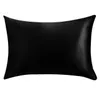 2036Inch Silk Satin Pillowcase Home Multicolor Cool Silk Pillow Case Picks Pillow Cover Double Face Envelope Bedding Pillow Cove5729650