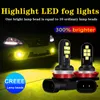 1 pièce phares antibrouillard de voiture H1 H3 LED ampoule H4 H7 H11 H8 3030SMD feu antibrouillard avant 9005 HB3 9006 HB4 H27 881 lampe de jour de conduite