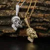 ghiacciato fuori collana pendente Nipsey Hussle per il progettista di lusso uomini donne bling fan stella del diamante placcato Keepsake ciondolo in oro 18k regalo gioielli