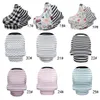 31 Styles Ins Floral rekbaar katoenen babyverpleging Cover Breast Feeding Cover Stripe Safety Seat CAR Privacy Cover Sjang Deken M333291497