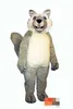 Custom Gray wolf mascot costume Adult Size free shipping