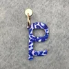 13Styles Portable Keychain No-Touch Hiss Knapp Verktyg Kontaktlös EDC Dörröppnare Key Tool Sunflower Leopard Tryckt Keychain GGA3445