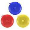 Mini Push Button Tape Measure Retractable Flexible Measuring Tape 1 Piece 150 cm Retractable Ruler with Push Button Round- Random Color