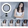 26cm LED Pierścień Light Photo Studio Camera Video Fill Light for YouTube Makeup Selfie z 1,6 m Uchwyt telefonu statywu