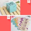 Cheap Wedding Favor Holders Candy Chocolate Gift Boxes Bridal Birthday Hollow Paper Box Rectangle Country Beach Wedding Gifts Souvenirs