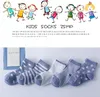 Calzini per neonatale estate in mesh pois di cotone a strisce semplici per bambini ragazzi ragazzi calzini per 1-10 anni