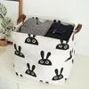 Folding Laundry Basket Storage Basket Barrel for Kids Standing Toys Clothing Storage Bucket Laundry Organizer Holder Pouch 6 styles DH1221