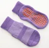 10 couleurs été respirant enfants enfants hommes femmes chaussettes de trampoline mode maille bébé saut chaussette pour garçons filles chaussettes de sol antidérapantes