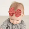 15 colori Baby Girl Bow Fasce di nylon Infantile neonato Fasce per capelli Archi Headwrap Accessori per capelli per bambini Regalo di Natale M2201