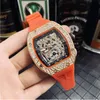 High Quality New Tag Design Full Black thin Leather Watches Mens Brand watch Calendar Wristwatch Diamond Watch For Men Waterproof 227x