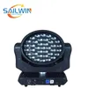 Fornitore di fabbrica professionale fascio zoom lavaggio ape occhio 37x15w RGBW 4in1 DMX512 luce a testa mobile a led