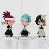 6pcs Set anime Bleach Ichigo Ulquiorra Cifer Renji Ichimaru Gin Toushirou PVC Actie Cijfers Toys Dolls Y200421219H5988428