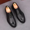 Мода Мужчины Новые S заостренные пальцы на ногах с черным коричневым повседневным оксфордским свадебным женихом вождение домой деловая обувь Caul Buine Hoe