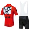 2020 Team Duff Beer Cycling Jersey Bike Pant Set 20D ROPA MENS SUMBER SECK PRO Pro Bicycling Shirts Short Maillot Culotte Wear