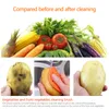 Grönsaksrengöring borste söt form slumpmässig färg silikon frukt lätt rengöring borste potatis morot ingefära rengöring6143295