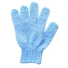 Exfoliating kąpielowe rękawiczki płuczkową rękawiczki nylonowe nylonowe rękawiczki prysznicowe masaż spa Masaż martwy komórki skóry 1 pary 2 pCS1521115