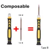 2 in 1 CRV 0.8-1.2 Pentalobe / 0.8 Pentalobe-1.5 Phillips-combinatie Schroevendraaiers Onderhoudstools voor elektronische producten