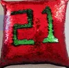 Sequin Pillow Case Mermaid Glitter Pillow Cover Magic Reversible Cushing Cover Glamour Bling Soffa Bilkudde DIY Pillow Home Decor LTyp45