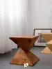 バルコニーソリッドウッドティーテーブルリビングルーム家具ソファーサイドテーブルデザイナーズクリエイティブ木製コーナースツール
