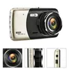 1080P full HD 3.7" car DVR camera 2Ch windshield digital recorder car black box G-sensor parking grid motion detection loop recording