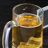 2-i-1 transparent vinglas Creative Conneined Beer Cup dubbel person Dricker Friends Beer Glass