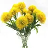 New Single Stem Dandelion Artificial flowers dandelion Plastic Flower Wedding decorations length about 25cm Table Centerpieces