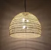 Nuova lampada in rattan in stile cinese lampada a sospensione vintage lampada a sospensione E27 soggiorno sala da pranzo decorazioni per la casa bar ristorante Hanglamp MYY