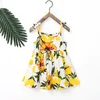 Enfants Filles Vêtements bébé Fleur Robe enfants vêtements de marque filles Floral Sling robe 2019 Mode d'été jarretelle Robes de plage C6320