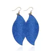 Boucles d'oreilles pendantes en cuir feuille légère plume goutte boucle d'oreille pour femmes filles doux daim plume mode femmes boucle d'oreille bijoux de fête