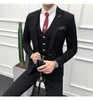 Passar män helt nya smala fit affärsformella slitage tuxedo högkvalitativ bröllopsklänning män kostymer avslappnad dräkt homme236h