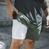 Nouveauté été DoubleDeck hommes Shorts de course Fitness musculation respirant séchage rapide gymnases courts hommes décontracté Joggers genou 12984529