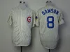 Vintage 1982 Montreal Expos Andre Dawson Baseball Jerseys Billiga White Blue #10 Andre Dawson Mens Stitched Shirts M-XXXL