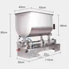 110V 220V stainless steel filling machine for tomato sauce bean paste with particles peanut butter pneumatic mixing filling machine