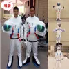 2019 Gorąca Sprzedaż Space Suit Maskotki Kostium Astronauta Maskotki Kostium z Plecakiem Z Logo Rękawiczką, Buty, Darmowa Wysyłka Rozmiar dla dorosłych