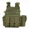 Taktyczne 6094 Molle Vest Combat Body Armor Vest Army Paintball Wargame Talerz Płyta łowiecka Akcesoria 1357376