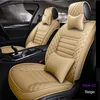 Coprisedili per auto in pelle PU di lusso per Toyota Corolla Camry Rav4 Auris Prius Yalis Avensis SUV accessori per interni auto254Y