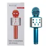 Microphones Bluetooth Wireless Microphone WS858 Handhållen Karaoke Mic USB KTV Player Bluetooth Högtalare Record Music Microphones WS858