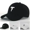 US Fashion Uzi Gun Baseball Cap for women men cotton adjustable Hip hop Snapback Cap soft dad Hat casquette de marque