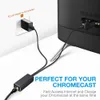 Per Chromecast Adattatore Ethernet USB 2.0 A RJ45 Per Google Per Chromecast 2 1 Ultra Audio TV Stick Scheda di rete micro USB