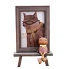 wood cartoon photo frame