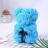 Romantice Rose Urso com caixa para o dia dos namorados casamento festa presente aniversário de aniversário de aniversário de presente decoração