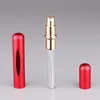 5mlのエッセンシャルオイルバイアルのアルミニウム香水びんの詰め替え可能な金属香水噴霧器携帯用香水スプレーボトル速い出荷F1937