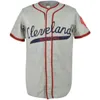 Cleveland Buckeyes 1946 Road Jersey Movie Baseball Jersey Doppelt genähte Namensnummer für Herren Damen Jugend Mix Order S-XXXL