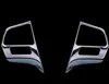 100% de Alta qualidade ABS Chrome guarnição multi-função volante lantejoulas capa de acessórios do carro para Kia RIO K2 Sedan hatchback 2011-2014
