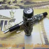 Penne stilografiche Jinhao Dragon Phoenix Penna e borsa con clip di fortuna classica cinese grigio pesante1