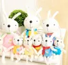 Pluszowy Królik Wisiorek Breloki Cute Cartoon Bunny Doll Faszerowane Zwierzęta Zabawki Piękne Bag Pokój Dekoracje 12 CM 17cm 22cm 32cm