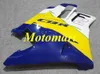 Kit carenatura moto per HONDA CBR600F2 91 92 93 94 CBR 600 F2 1991 1994 ABS Set carenature giallo blu bianco + regali HF06