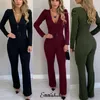 Women V SCICKSUT SEKSY ROMPER BODYCON Playsit Długie spodnie spodnie Formalne garnitur BY237I