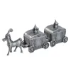 Fairytale Pumpkin Coach First Tooth and Curl Party Keepsake Box Vintage Alloy Pewter Home Decoration Crafts Newborn Baby Christen Gifts